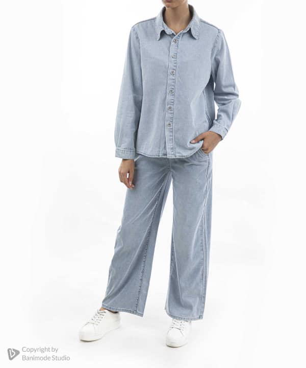 شومیز آستین بلند جین زنانه جوتی جینز JootiJeans کد 41731601 - 1