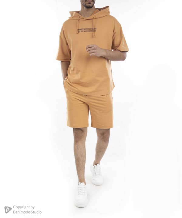 هودی آستین کوتاه مردانه جوتی جینز JootiJeans کد S41573384 - 1