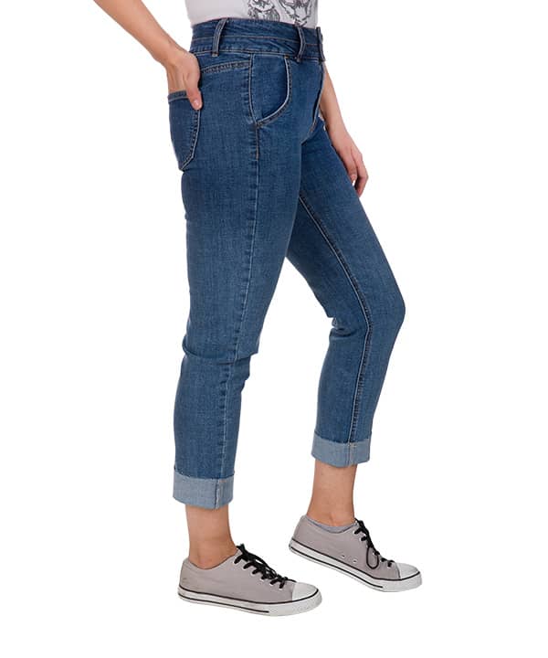 شلوار جین کوتاه زنانه جین وست Jeanswest - 1