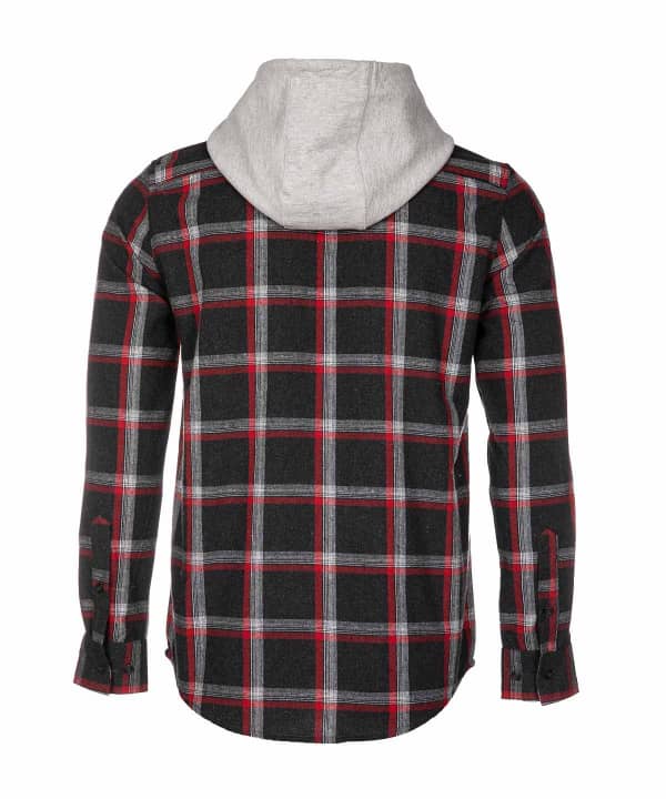 پیراهن چهارخانه مردانه کلاه دار جوتی جینز Jootijeans - 1