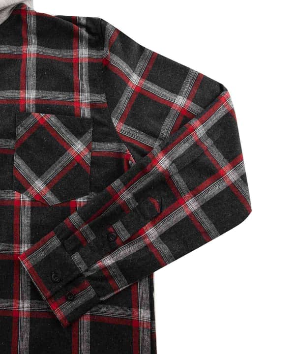 پیراهن چهارخانه مردانه کلاه دار جوتی جینز Jootijeans - 3