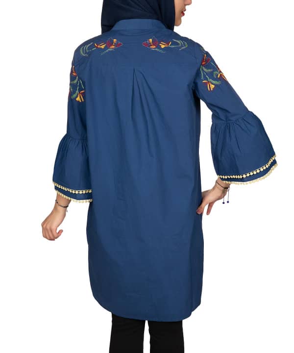 مانتو نخی گلدار جوتی جینز Jootijeans - 2
