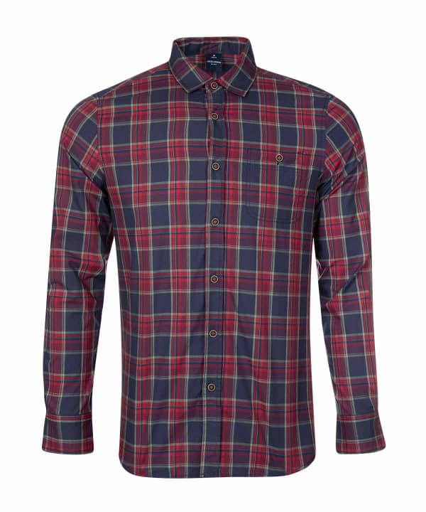 پیراهن آستین بلند مردانه چهارخانه جوتی جینز Jootijeans - 0