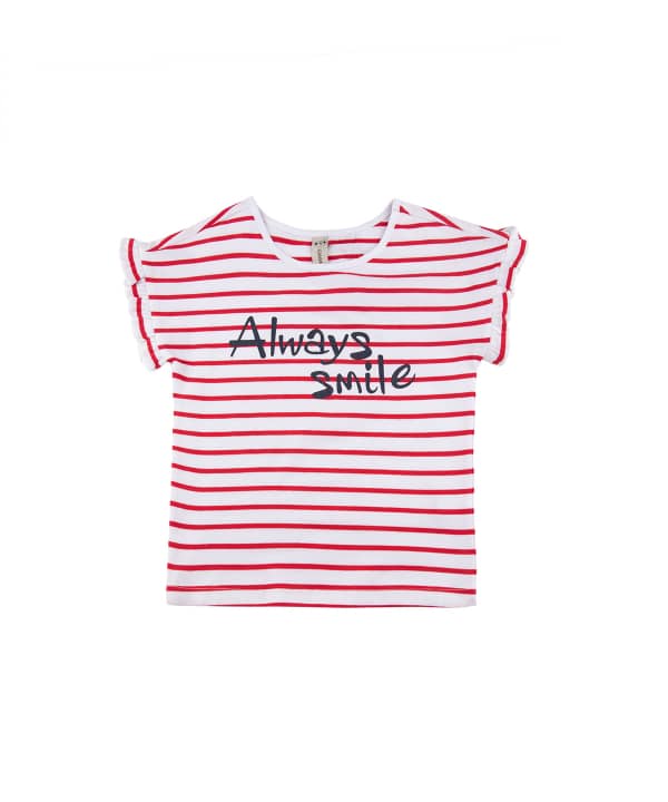 تیشرت دخترانه راه راه جین وست Jeanswest - 0