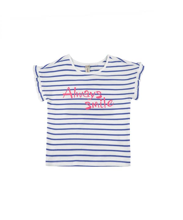 تیشرت دخترانه راه راه جین وست Jeanswest - 0