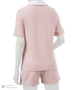 ست پولوشرت و شلوارک زنانه جین وست Jeanswest کد 422T1502 - 1