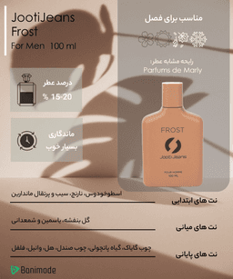 ادوپرفیوم مردانه جوتی جینز JootiJeans مدل Frost حجم 100 میلی لیتر - 4