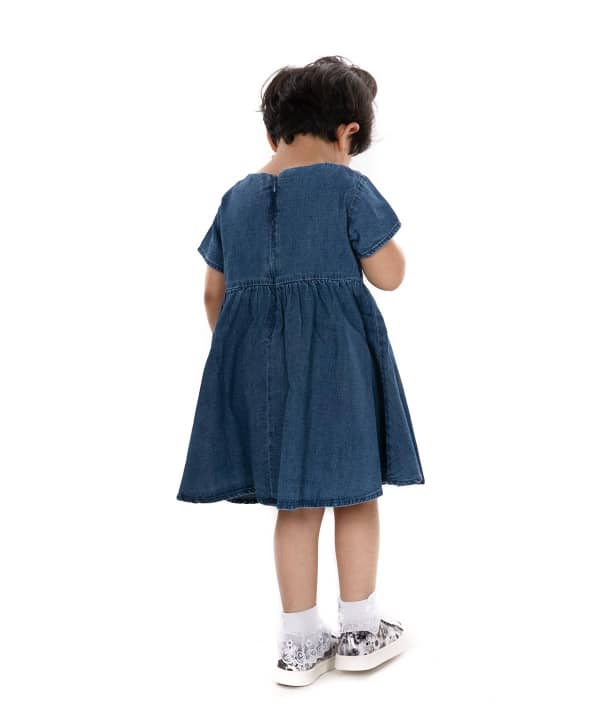 پیراهن جین دخترانه آستین کوتاه جین وست Jeanswest - 1
