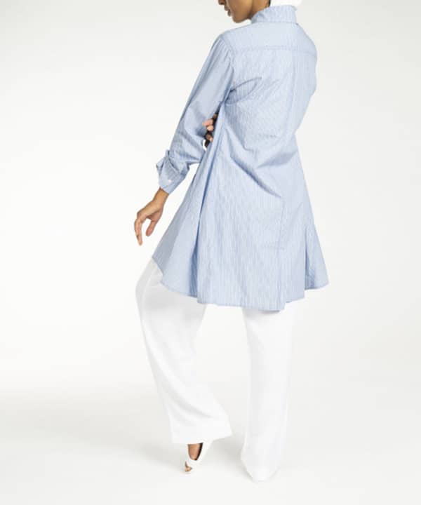 مانتو نخی طرح دار جین وست Jeanswest کد 01242552 - 3