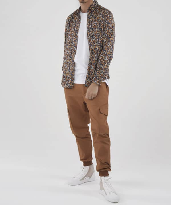 پیراهن مردانه هاوایی JootiJeans کد 04531065 - 4