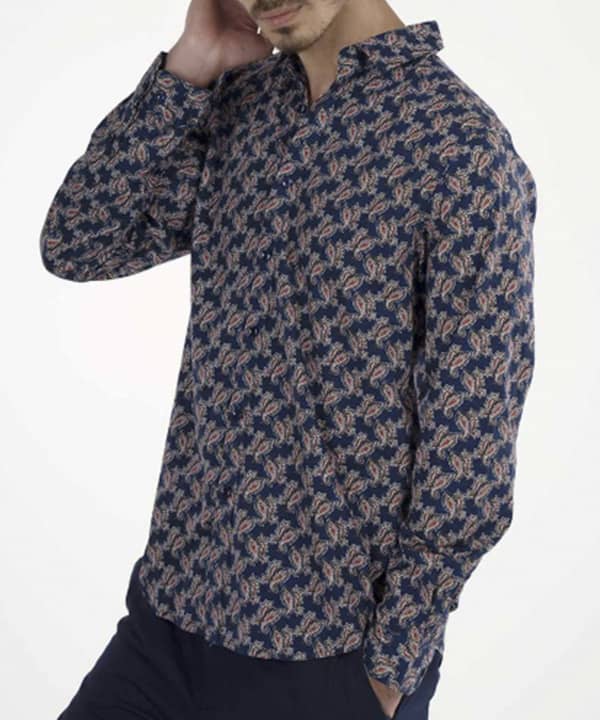 پیراهن طرح دار مردانه جوتی جینز JootiJeans کد 04531066 - 0
