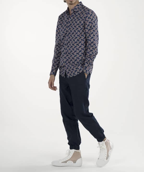 پیراهن طرح دار مردانه جوتی جینز JootiJeans کد 04531066 - 1