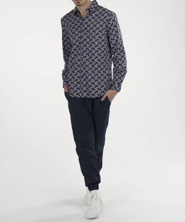 پیراهن طرح دار مردانه جوتی جینز JootiJeans کد 04531066 - 4