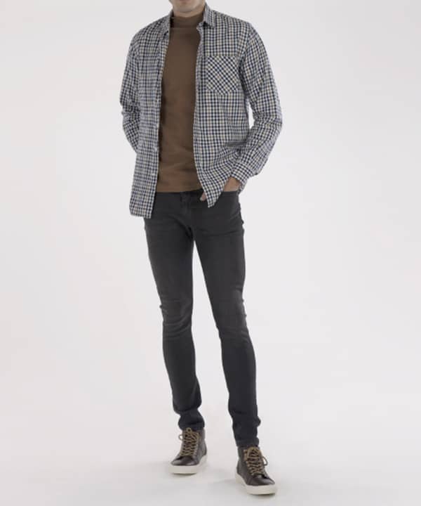 پیراهن چهارخانه مردانه جوتی جینز JootiJeans کد 11531106 - 1
