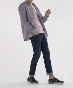 پیراهن چهارخانه مردانه جوتی جینز JootiJeans کد 11531107 - 2