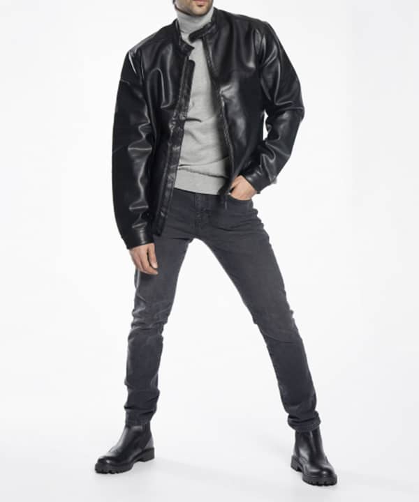 کت چرم مردانه جوتی جینز JootiJeans کد 04522124 - 0