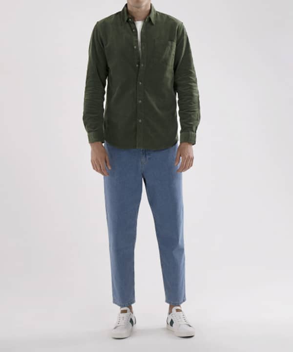 پیراهن مردانه مخمل کبریتی جوتی جینز JootiJeans کد 04531012 - 1