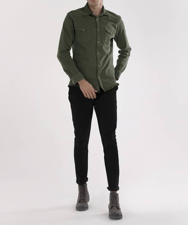 پیراهن جین مردانه جوتی جینز JootiJeans کد 04531105 - 3