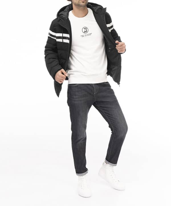 کاپشن پفی مردانه جوتی جینز JootiJeans کد 94523107 - 0