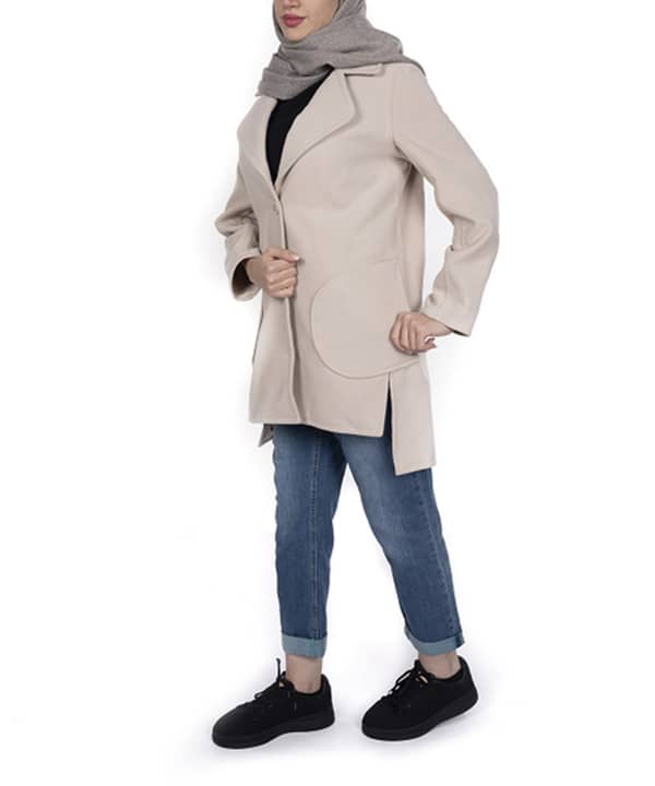 پالتو زنانه یقه انگلیسی جوتی جینز Jootijeans - 2