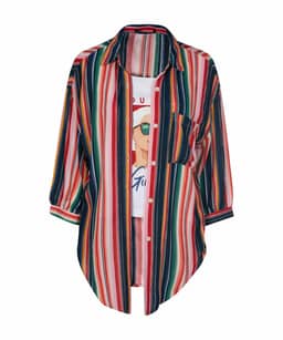شومیز زنانه طرح دار جوتی جینز JootiJeans  مدل 02732311 - 0