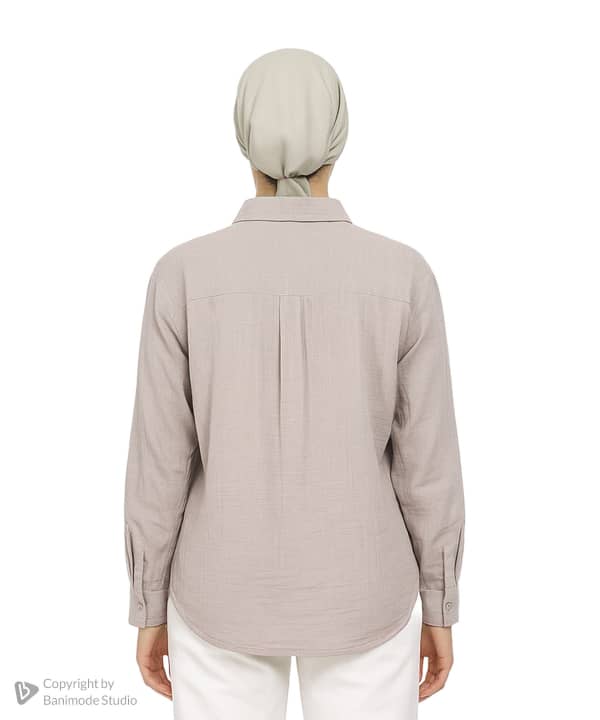 شومیز آستین بلند زنانه جوتی جینز مدل 51731616 - 1