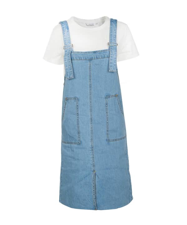 ست سارافون و تیشرت زنانه جین وست Jeanswest مدل 92242512 - 0