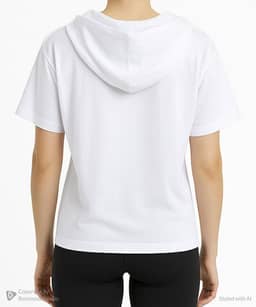 هودی آستین کوتاه زنانه جوتی جینز Jooti Jeans کد 51773428 - 1