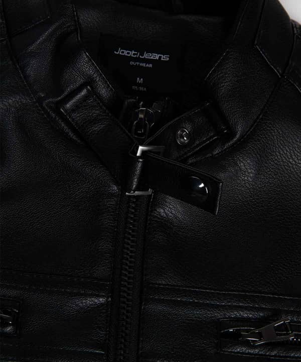 کت چرم مردانه جوتی جینز JootiJeans کد 94522101 - 2