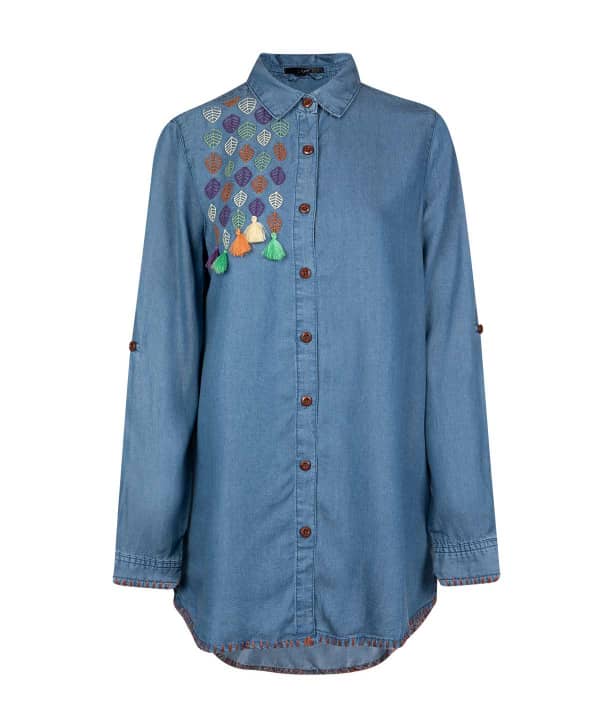 مانتو جین زنانه جوتی جینز JootiJeans کد 01731604 - 0