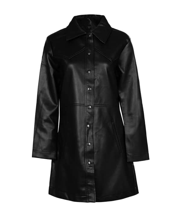 بارانی چرم زنانه جوتی جینز JootiJeans کد 94722608 - 0