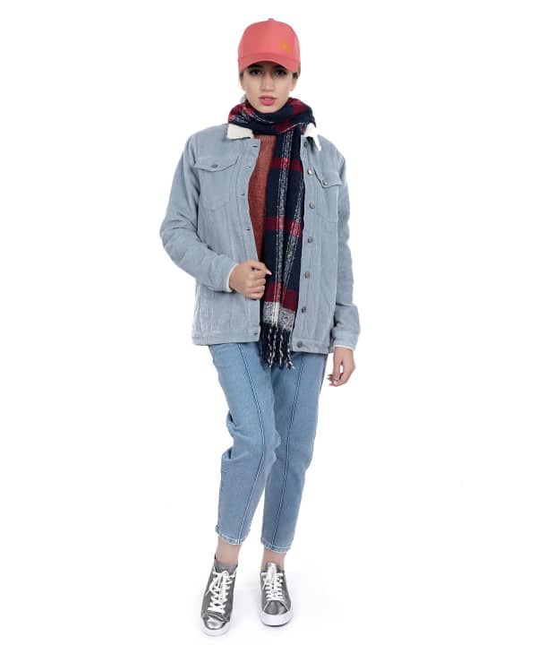 کاپشن کبریتی زنانه جوتی جینز JootiJeans کد 94722202 - 4