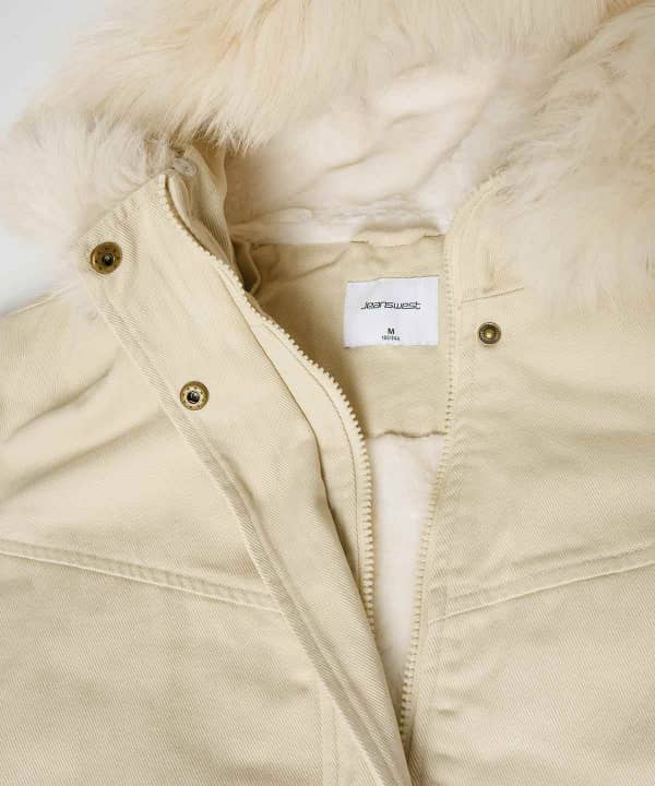 کاپشن بلند زنانه جین  وست Jeanswest کد 94222501 - 6