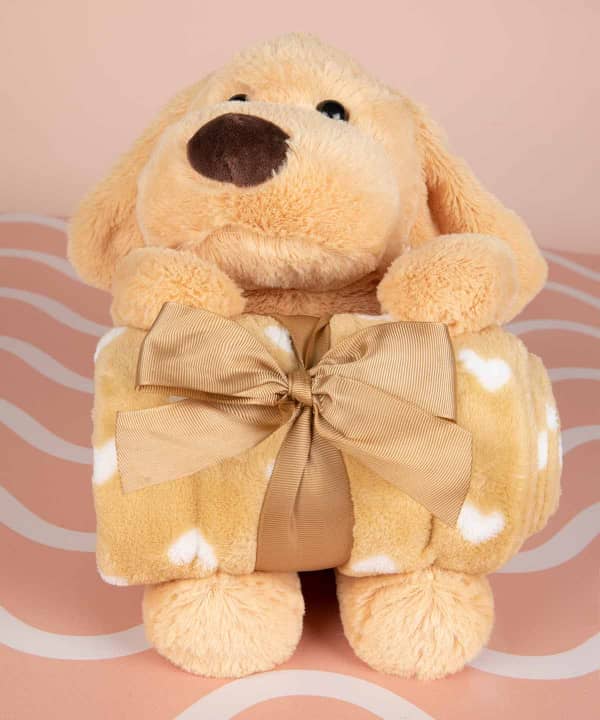 عروسک و پتو نوزاد دکو Deco مدل Dog - 0