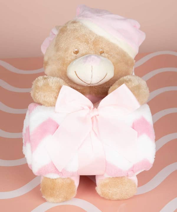عروسک و پتو نوزاد دکو Deco مدل Brown Bear - 0