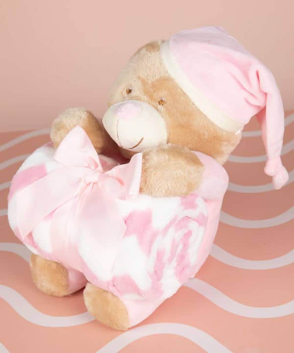 عروسک و پتو نوزاد دکو Deco مدل Brown Bear - 1