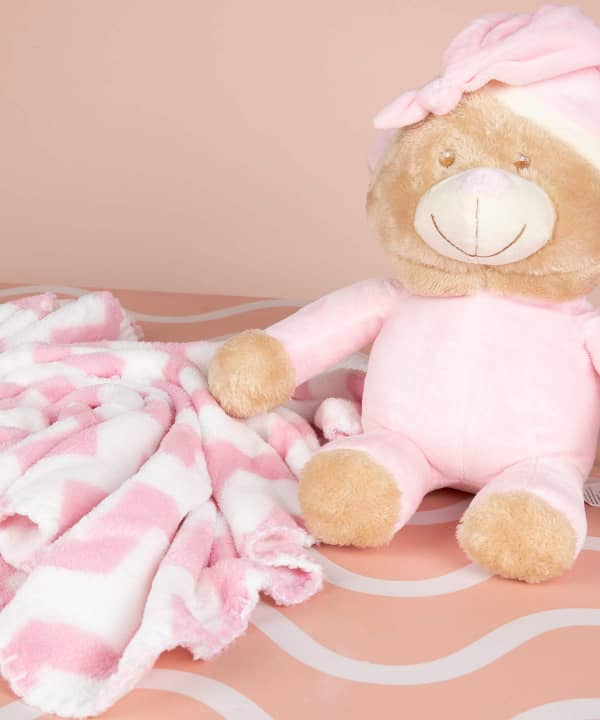 عروسک و پتو نوزاد دکو Deco مدل Brown Bear - 6