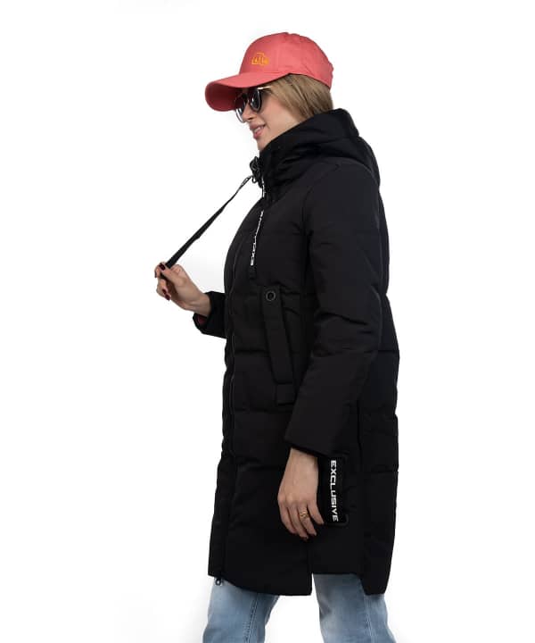 کاپشن بلند زنانه جین وست Jeanswest کد 94223511 - 4
