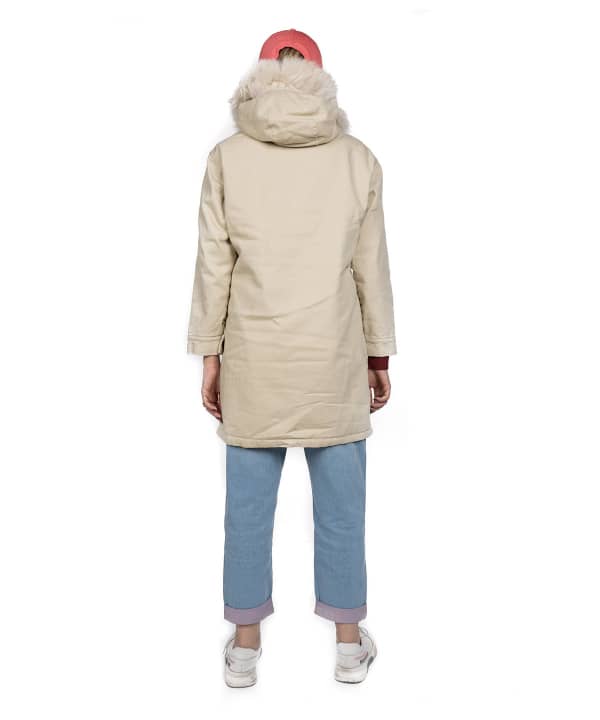 کاپشن بلند زنانه جین  وست Jeanswest کد 94222501 - 3