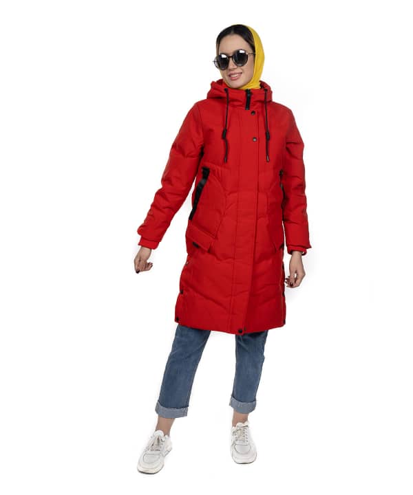 کاپشن بلند زنانه جین وست Jeanswest کد 94223516 - 1