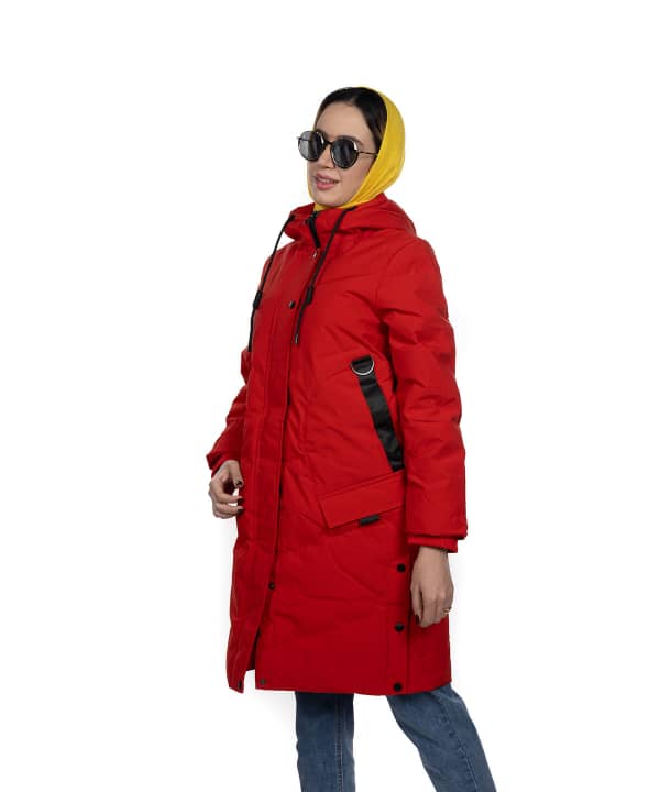 کاپشن بلند زنانه جین وست Jeanswest کد 94223516 - 2