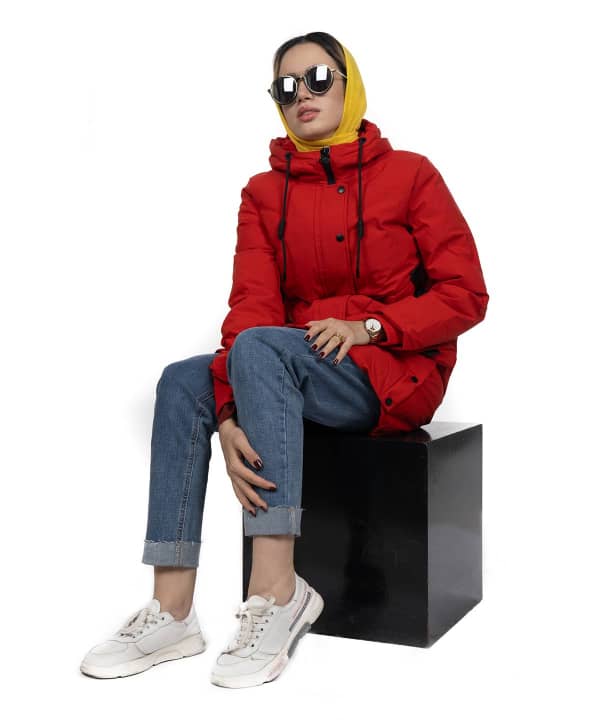 کاپشن بلند زنانه جین وست Jeanswest کد 94223516 - 4