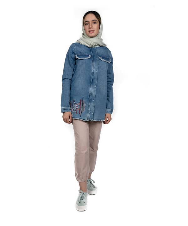 مانتو جین زنانه جوتی جینز JootiJeans کد 94731901 - 1