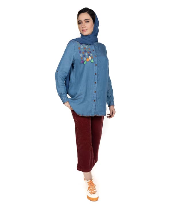 مانتو جین زنانه جوتی جینز JootiJeans کد 01731604 - 1