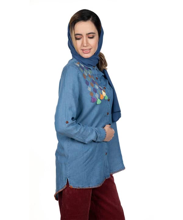 مانتو جین زنانه جوتی جینز JootiJeans کد 01731604 - 2