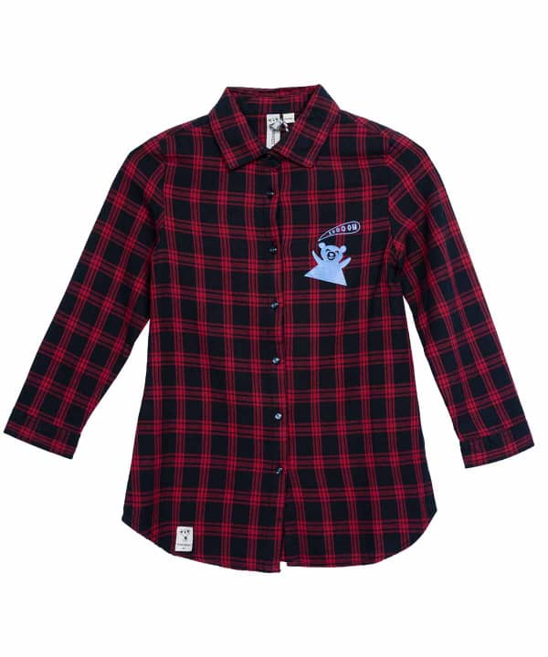 شومیز چهارخانه دخترانه جین وست Jeanswest کد 73631802 - 0
