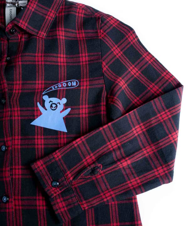 شومیز چهارخانه دخترانه جین وست Jeanswest کد 73631802 - 2