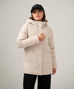 كاپشن پر زنانه جين وست كد 44223504 - 0