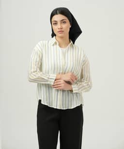 شومیز زنانه جین وست کد 51231504 - 0