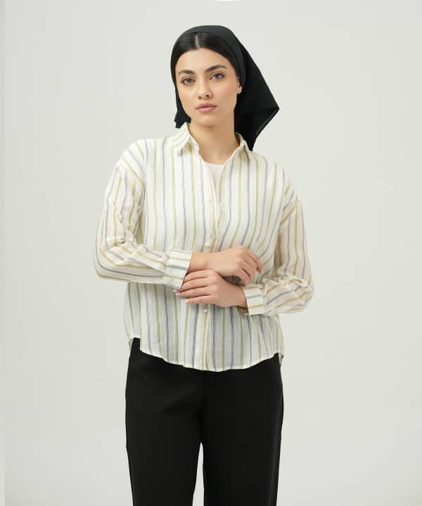 شومیز زنانه جین وست کد 51231504 - 0